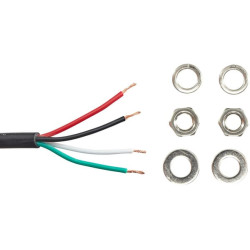 Galinis žibintas LED, kvadratinis, 12V, raudonas/gintaras, tvirtinamas varžtais, 80x33,7x80 mm, Hella ValueFit 2SD357029001