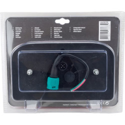 Galinis žibintas dešinysis, stačiakampis, 12/24V, 235x135x52mm, 5 kontaktų bajonetinis, gopart LA45029R