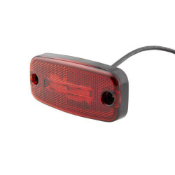 Gabaritinis žibintas LED, raudonas, Ø 5 mm, Hella 2TM345600307