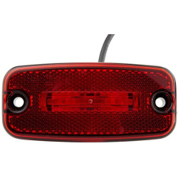 Gabaritinis žibintas LED, raudonas, Ø 5 mm, Hella 2TM345600307