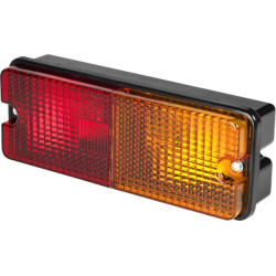 Galinis žibintas dešinysis, stačiakampis, raudonas/gintaras, prisukamas 2700671157110