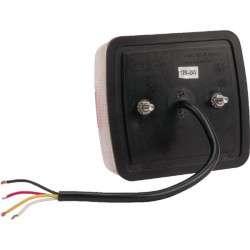 Galinis žibintas LED, kvadratinis, 12/24V, 100x40x100mm, gopart LA45043