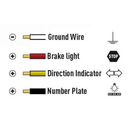 Galinis žibintas LED, kvadratinis, 12/24V, 100x40x100mm, gopart LA45043