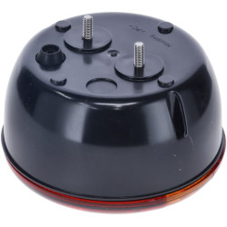 Daugiafunkcis galinis žibintas LED, apvalus, 12-24V, Ø 140mm, „mėsainio“ formos, Kramp LA40089