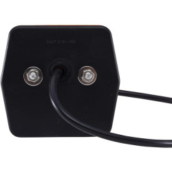 Galinis žibintas LED, kvadratinis, 9/36V, raudonas/gintaras, tvirtinamas varžtais, 101,3x41,2x94,7 mm, 25 LED, Hella ValueFit 2V