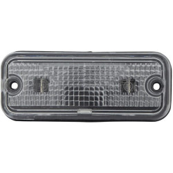 Gabaritinis žibintas 5W, stačiakampis, 24V, baltas, tvirtinamas varžtais, 100xHella 2PF961167021