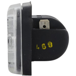 Gabaritinis žibintas 5W, stačiakampis, 24V, baltas, tvirtinamas varžtais, 100xHella 2PF961167021