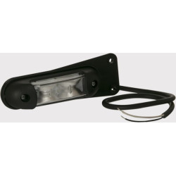 LED gabaritinis žibintas, 1/2,2 W, stačiakampis, 12–24 V, baltas/oranžinis/raudonas, 139 x 35 x 35 mm, 6 LED, Kramp LA103168