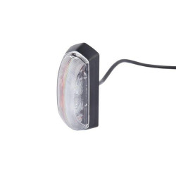 LED gabaritinis žibintas, 4 W, stačiakampis, 12 V, raudonas/baltas, tvirtinamas varžtais, 92 x 37 x 42 mm, 4 LED, Hella 2XS20502