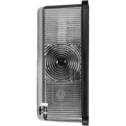 Gabaritinis žibintas 4W, stačiakampis, 12/24V, baltas, tvirtinamas varžtais, Hella 2XS005020077