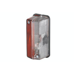 Gabaritinis žibintas, stačiakampis, 24 V, raudonas/baltas, tvirtinamas varžtais, Hella 2XS005020001