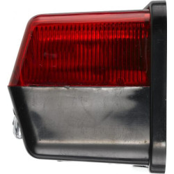 Gabaritinis žibintas 4W, stačiakampis, 12/24V, raudonas, tvirtinamas varžtais, Hella 2XS005020081