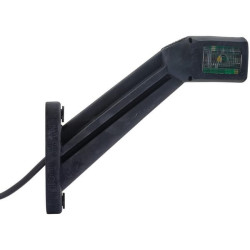 Gabaritinis žibintas kairysis LED, 1,50 W, 24/12 V, prisukamas, 178 x 164 mm, greito sujungimo, 4 LED, Hella 2XS011744071