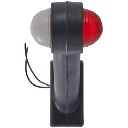 Gabaritinis žibintas 12V, raudonas/baltas, tvirtinamas varžtais, Hella 2XS955232001