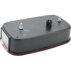 Galinis žibintas kairysis, stačiakampis, 12V, raudonas/skaidrus/gintarinis, tvirtinamas varžtais, 244xMultipoint III, gamintojas