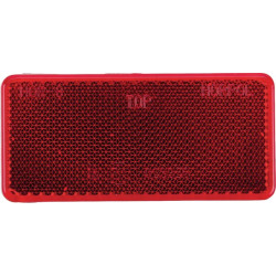 Reflektorius, raudonas, stačiakampis LA75006