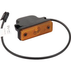 Gabaritinis žibintas LED, stačiakampis, oranžinis, tvirtinamas varžtais, Aspöck 312214307