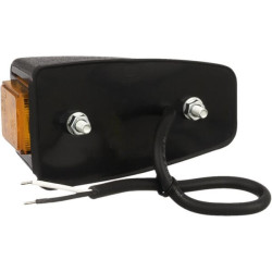 LED gabaritinis žibintas, 0,5/1 W, kvadratinis, 12/24 V, oranžinis, 100 x 53 x 46 mm, 3 LED, Kramp LA30152