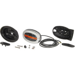 Daugiafunkcis priekinis žibintas LED, ovalus, 12-24V, 136,4x91x40mm, Kramp LA80034