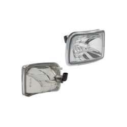 Kampinis halogeninis darbo žibintas, dešinysis, 12V, 50W, kvadratinis, baltas, 123x115x121mm, PGJ13 kištukas, Wesem LPRC54751