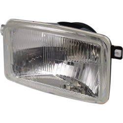 Priekinio žibinto įdėklas stačiakampis, skaidrus, prisukamas, 181x80x93mm, Wesem 1400661300