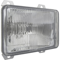 Halogeninis priekinis žibintas, stačiakampis, 12/24V, 168x106mm, Kramp LA80172