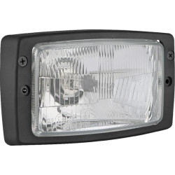 Halogeninis priekinis žibintas, stačiakampis, 12/24V, 184x102mm, Kramp LA80161