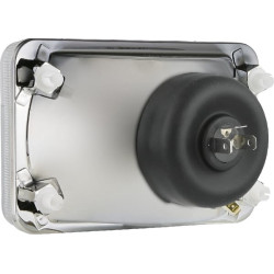 Halogeninis priekinis žibintas, stačiakampis, 12/24V, 168x106mm, Kramp LA80171