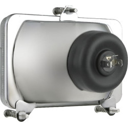 Halogeninis priekinis žibintas, stačiakampis, 12/24V, 168x106mm, Kramp LA80166