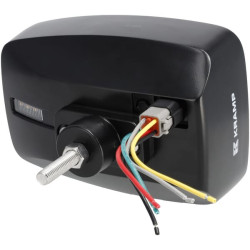 Priekinis LED žibintas, stačiakampis, 12/24V, 220x197,2x80,5mm, šildomas, tolimosios/artimosios šviesos, apsauga nuo sniego, kai