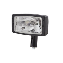 Halogeninis priekinis žibintas, stačiakampis, 12/24V, skaidrus, tvirtinamas varžtais, 182x88x102mm, Hella 1AD996018617