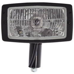 Halogeninis priekinis žibintas, stačiakampis, 12/24V, skaidrus, tvirtinamas varžtais, 182x88x102mm, Hella 1AD996018617