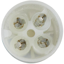 Halogeninis priekinis žibintas, stačiakampis, 12/24V, skaidrus, tvirtinamas varžtais, 182x88x102mm, Hella 1AD996018617