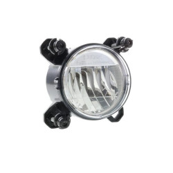 Priekinis LED žibintas, 16 W, stačiakampis, 12–24 V, Ø90 mm, AMP „Superseal“ 3 kontaktų, tolimosios/artimosios šviesos, „Sacex“ 