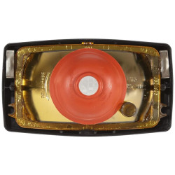 Halogeninis priekinis žibintas, stačiakampis, 12/24V, skaidrus, tvirtinamas varžtais, 182x88x102mm, Hella 1AD996018651