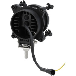 LED žibintas, 25/5W, apvalus, 10-30V, Ø90mm, tolimosios šviesos, gabaritiniai žibintai, H9 jungtis, Kramp LA80090