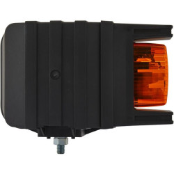 Halogeninis priekinis žibintas, dešinysis, stačiakampis, 12/24V, skaidrus/geltonas, tvirtinamas varžtais, 247x119x163mm, Hella 1