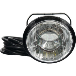 Dieniniai žibintai LED, apvalūs, 12/24V, balti, 98x55x90mm, Waś 1400667000