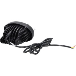 Priekinis LED žibintas, 20/24W, ovalus, 10/30V, 166x106,2x97,5mm, tolimosios/artimosios šviesos, 3 kontaktų atviras kabelis, įle