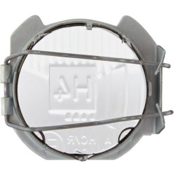 Halogeninis priekinis žibintas, kvadratinis, 12/24V, skaidrus, Hella 1AA127473015