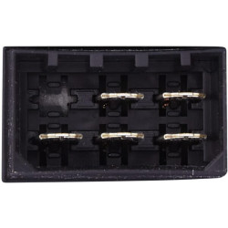 Halogeninis priekinis žibintas, kvadratinis, 12 V, skaidrus/gintaro spalvos, prisukamas, 212x150xAMP 6 kontaktų, Hella 1SA996120