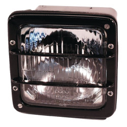 Priekinis žibintas kvadratinis, skaidrus, 140x112x112 mm, Cobo 05230000