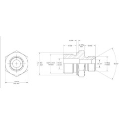 Jungtis M/M M27x2 X 1/2 BSP VNBM0827X2ISO6149