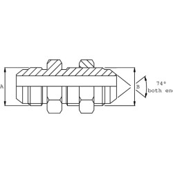 Pertvaros sriegis M/M 7/16 JIC VNJS07