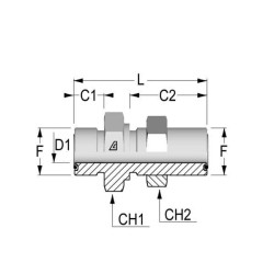 Pertvaros adapteris 11/16 ORFS RSO11