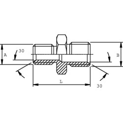 Adapteris M 1-1/4x3/4 BSP VNB2012