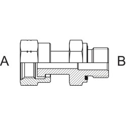 Jungtis ORFS 1 x 3/4 BSPP FMOB1612