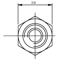 Adapteris M/F (kompl.) 1/4 - 1/8 BSP VRB0402