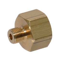 Redukcinis adapteris, žalvaris, vidinis/vidinis sriegis 1/4 18NPTF-M10x1 I00093