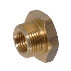 Redukcinis adapteris, žalvarinis, vidinis/vidinis, M14x1,5-M20x1,5, I00085